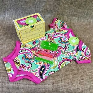 RETIRED Tutti Frutti Vera Bradley Baby Bundle of 2